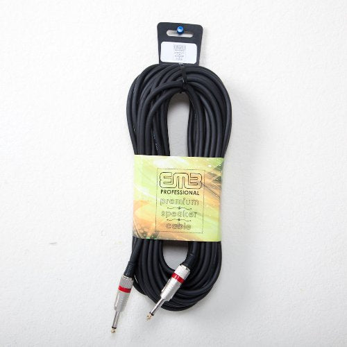 EMB Cable - QTQ-16G50FT - 1/4 inch to 1/4 inch - Real 16GA Patch Cable - 50 Feet EMB Cable - QTQ-16G50FT - 1/4 inch to 1/4 inch - Real 16GA Patch Cable - 50 Feet